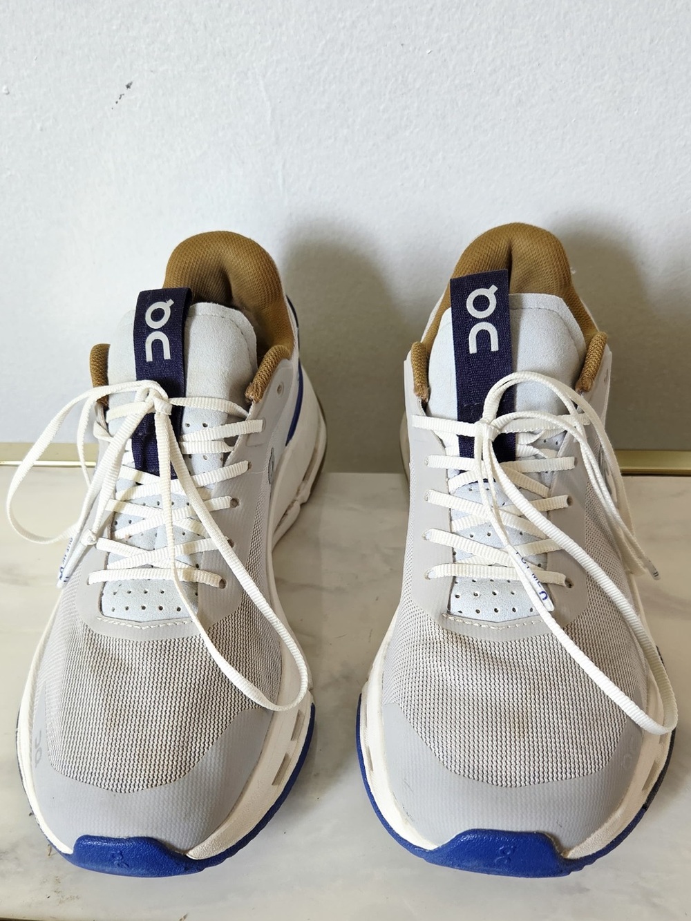 On Cloudnova Form 2 Blue White Lifestyle Sneakers Women's Size 7